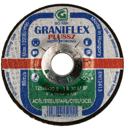 Graniflex tisztítókorong szerkezeti acélhoz
